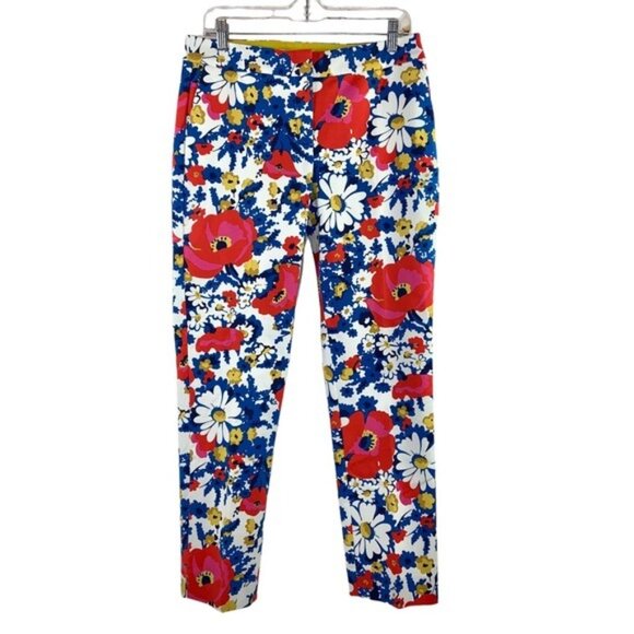 NWT Boden Floral Richmond Ankle Pants - Picture 2 of 7